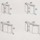 Armoire de toilette à miroir Miranda Visobath croquis 4