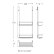 Architect S+ Cosmic double porte-savon croquis 4