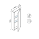 Colonne de salle de bains Joker Coycama croquis 18