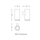 Porte-brosse de toilette Logic Cosmic croquis 8