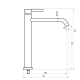 Robinet de lavabo Sirio GME croquis 9