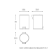 Architect Cosmic Bathroom Litter Bin croquis 4