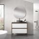 Meuble de salle de bains avec plan HDF Compatech Icon Visobath principal 2