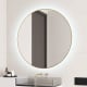 Miroir de salle de bains avec éclairage LED Milan Bruntec principal 0