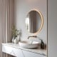 Miroir de salle de bains avec éclairage LED Milan Bruntec environnement 6