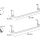 Porte-serviettes de meuble 501 Bruntec croquis 2