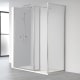 Paroi de douche nordique (FN-2131) Profiltek option 1