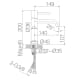 Mitigeur de lavabo Monza Imex croquis 9