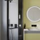 Miroir de salle de bains avec l'éclairage LED Ring Bruntec environnement 3