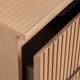 Meuble de salle de bains en bois massif rainuré Alpes 9 Bruntec détail 5