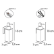 Distributeur de savon Link/Top  Mediterránea de baño croquis 2