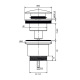 Bonde de lavabo « click-clack » GME croquis 9