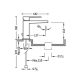 Robinet de lavabo Slim Exclusive Tres croquis 4