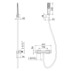 Robinet de douche Toscana Imex croquis 9