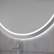 Miroir de salle de bains avec éclairage LED Mallorca Eurobath détail 1