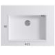 Lavabo suspendu Miami Bruntec croquis 3