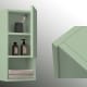 Colonne de salle de bain Lia Bruntec avec 1 porte et étagère environnement 13