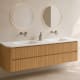 Ensemble de meuble de salle de bains avec lavabo en Solid Surface « Duna » de Bruntec principal 0