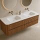Ensemble de meuble de salle de bains avec lavabo en Solid Surface « Duna » de Bruntec environnement 15