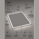 Miroir de salle de bain avec éclairage LED Grecia Ledimex détail 7