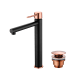 Milos Imex robinet de lavabo à bec haut + pack de bondes click-clack principal 3