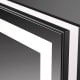 Miroir de salle de bains avec l'éclairage LED Orion Bruntec détail 4