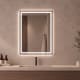 Miroir de salle de bains avec l'éclairage LED Orion Bruntec principal 1