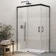Paroi de douche noire Basic GME principal 1