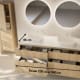 Meubles de salle de bains en bois massif rainuré Alpes 9 Bruntec croquis 4