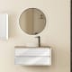 Bruntec Boston Nordic meuble de salle de bain en bois avec plan de toilette principal 2