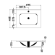 Lavabo encastré Bruntec Onix croquis 8