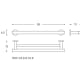 Radiateur sèche-serviettes double Architect de Cosmic croquis 8