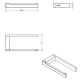 Porte-rouleau de toilette Bath Life de Cosmic croquis 5