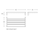 Porte-serviettes de bain Bath Life by Cosmic croquis 5