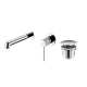 Robinet de lavabo encastré Line + bonde click-clack Pack principal 0