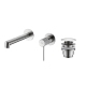 Robinet de lavabo encastré Line + bonde click-clack Pack principal 5