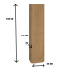 Colonne de bain Baviera Bruntec croquis 4