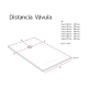 Receveurs de douche en résine décorée Design 3D Terrazo Bruntec croquis 4