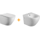 Pack WC suspendu + bidet Lisboa Bruntec principal 1