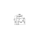 Robinet de lavabo Bali Imex croquis 2