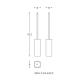 Porte-balai de toilette Metric Cosmic croquis 3