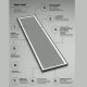 Ledimex New York miroir de salle de bain avec éclairage LED détail 5