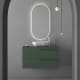 Meuble de salle de bains avec plan de toilette en bois Econic Royo principal 0