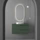 Meuble de salle de bains avec plan de toilette en bois Econic Royo principal 6