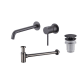 Pack Monza robinetterie de lavabo encastrée + bonde click-clack + siphon rond apparent Imex principal 3