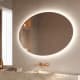 Ledimex Miroir de salle de bain Oval avec éclairage LED principal 1