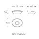 Porte-savon Cosmic Saku croquis 15