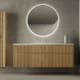 Ensemble de meubles de salle de bain en bois massif Bruntec Alpes 2 rainures Bruntec principal 0