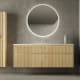 Ensemble de meubles de salle de bain en bois massif Bruntec Alpes 2 rainures Bruntec principal 1