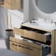Ensemble de meubles de salle de bain en bois massif Bruntec Alpes 2 rainures Bruntec croquis 5
